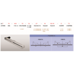 靈德皮帶滑臺(tái)式AJT70電缸