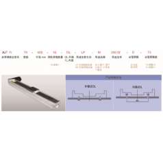 皮帶滑臺(tái)式電缸AJTW70