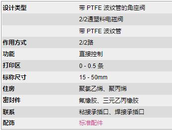 RSG 帶 PTFE 波紋管的角座閥136系列